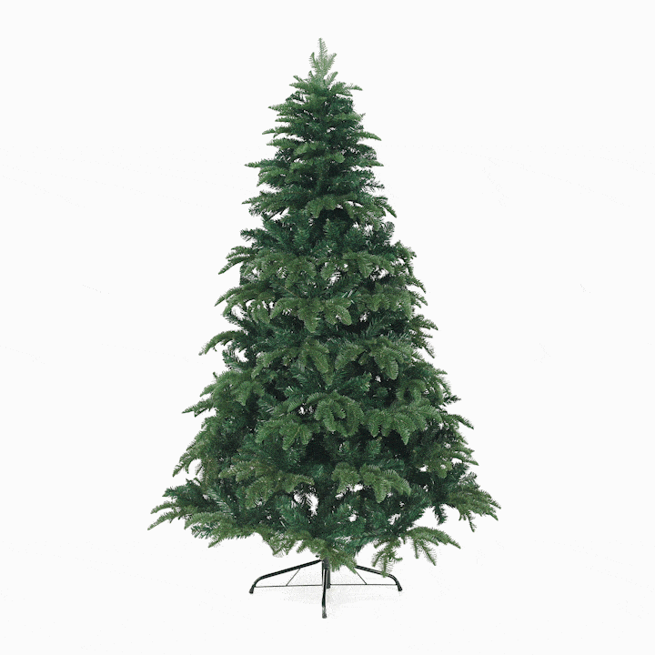 3D vánoční stromek, zelená, 180 cm, CHRISTMAS TYP 3